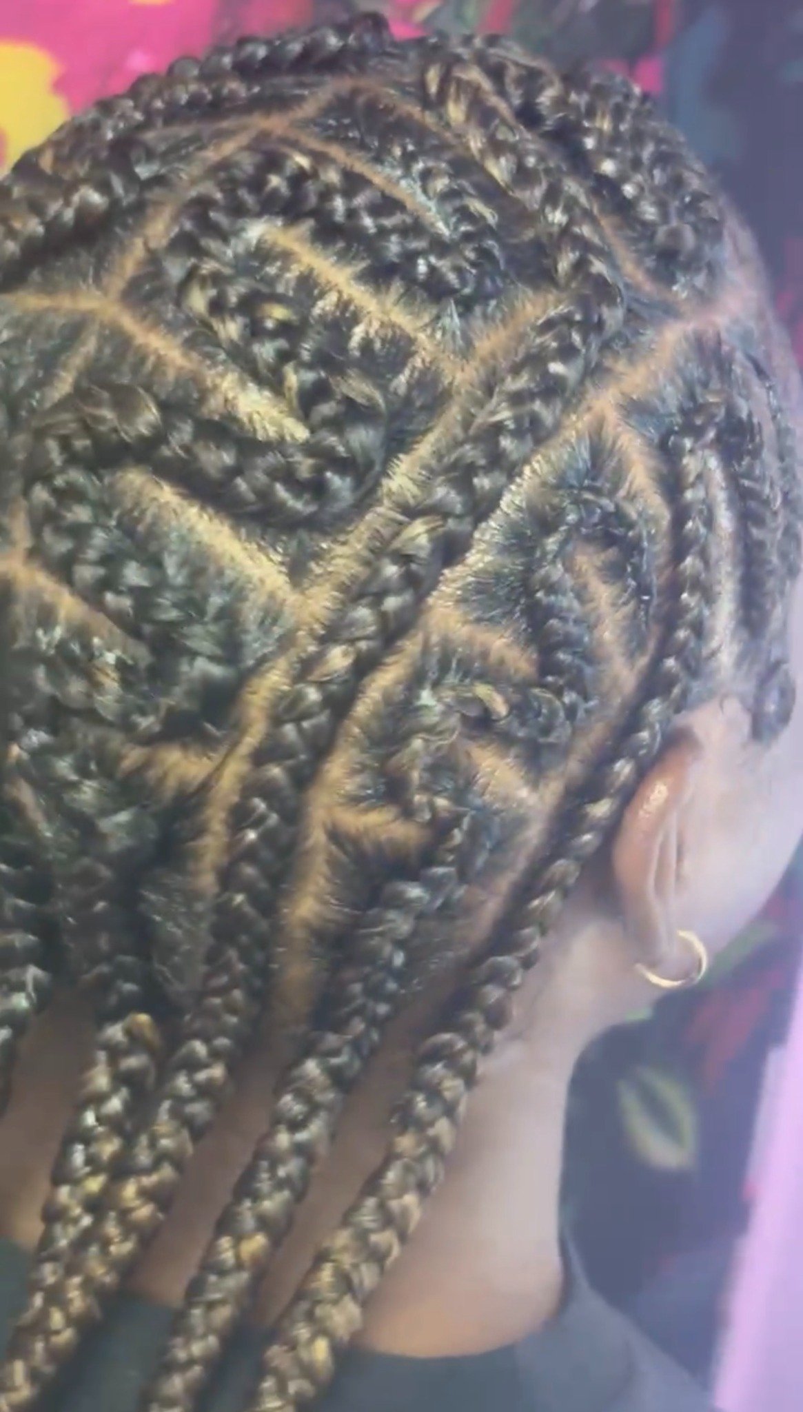 Intricate Braided Parting