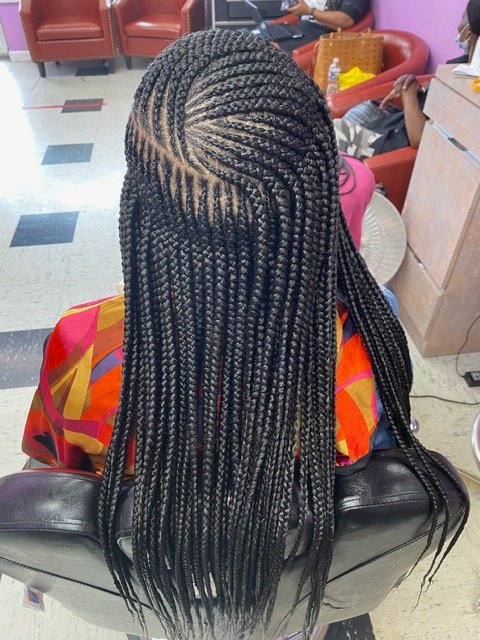 Long Black Box Braids