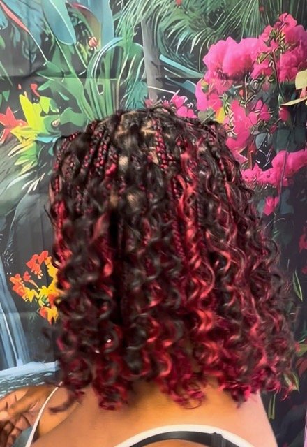 Ms. V's Hair Braiding style