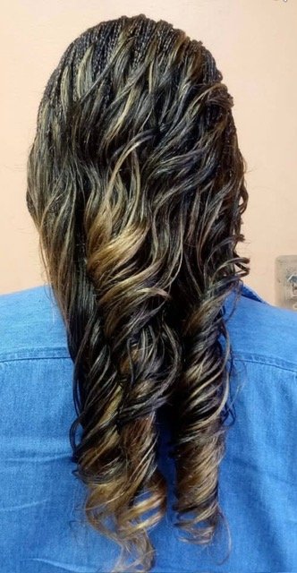 Ms. V's Hair Braiding style