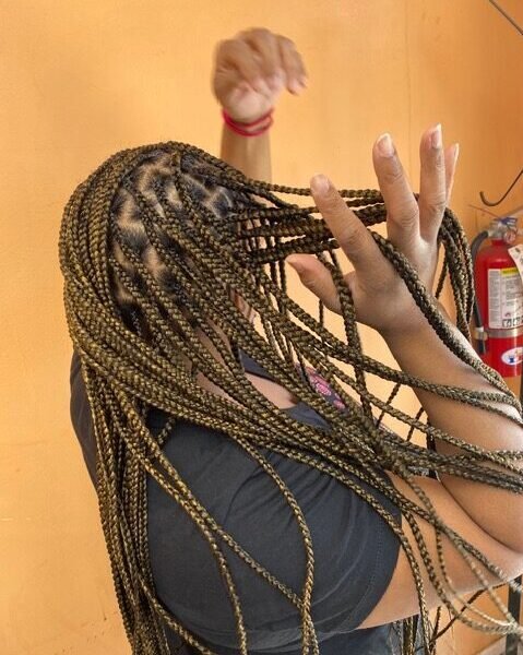 Ms. V's Hair Braiding style