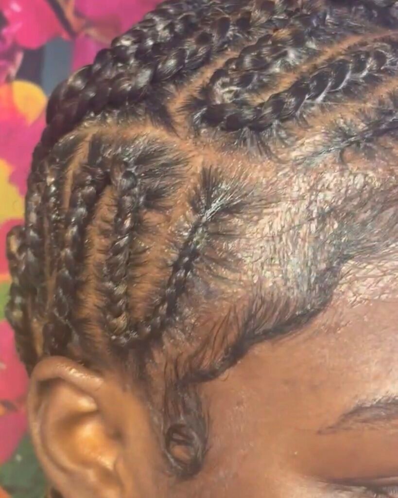 Ms. V's Hair Braiding style